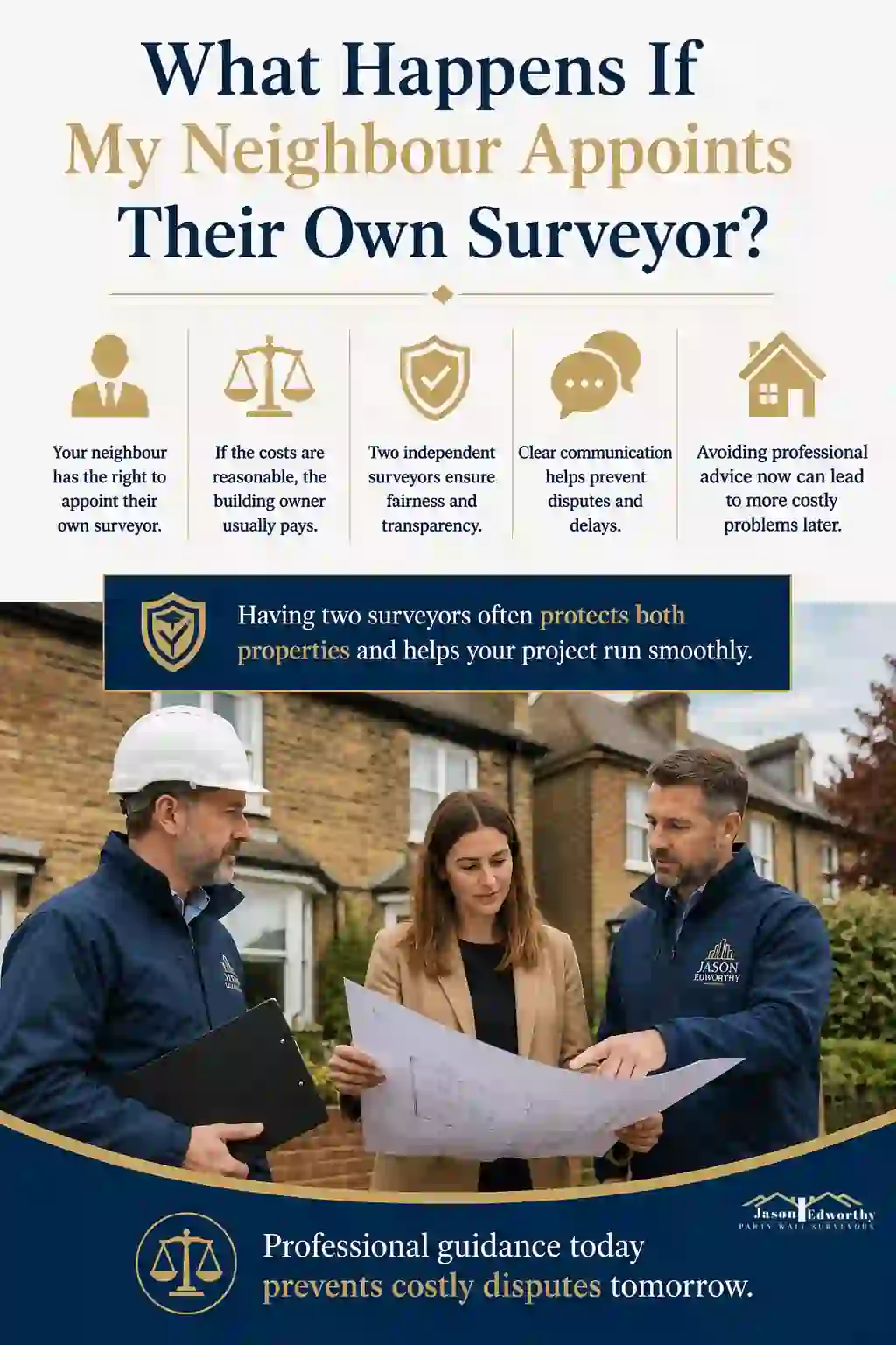 What Happens If My Neighbour Appoints Their Own Surveyor Bury St Edmunds?