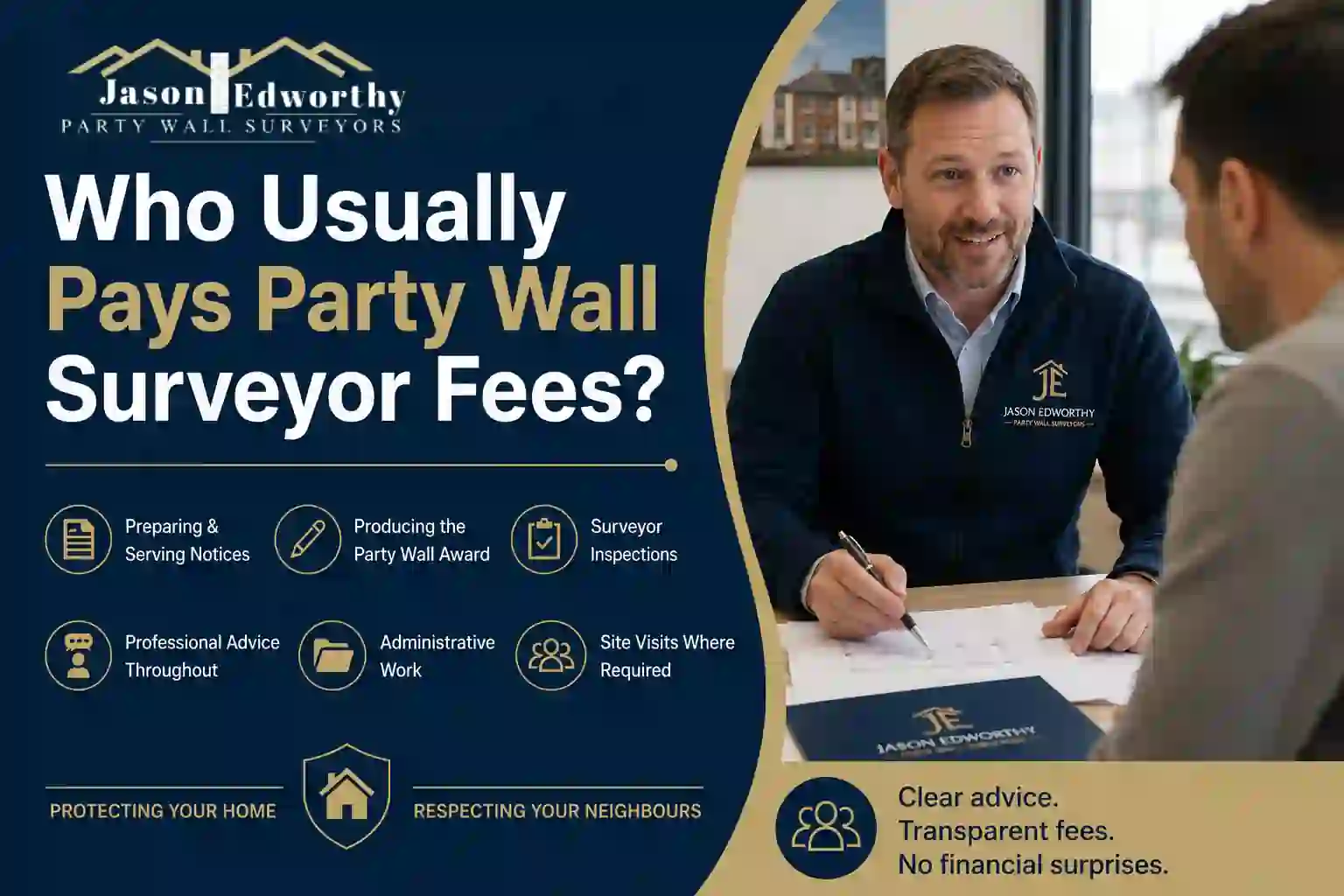 Who Usually Pays Party Wall Surveyor Fees Bury St Edmunds?