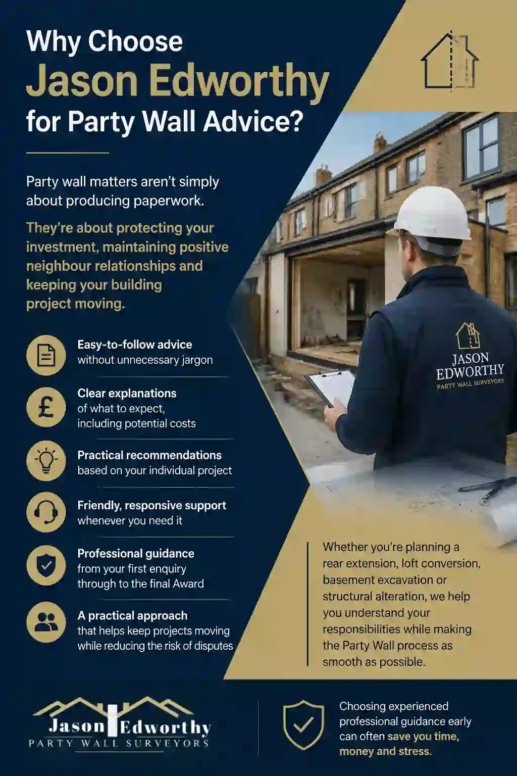 Why Choose Jason Edworthy for Party Wall Advice Bury St Edmunds?